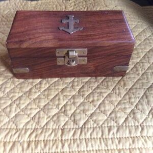 Nautical Handmade Wooden Keepsake Box⚓️🛥